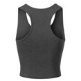 thumbnail image 4 of MixMatchy Sleeveless Crop Scoop Neck Racerback Tank Top (Women's) 3 Pack, 4 of 4