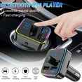thumbnail image 2 of DPTALR Car Bluetooth 5.0 Wireless FM Transmitter with 2 USB Charger Kit, New, 1 Count, 2 of 9