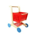 thumbnail image 1 of Tooky Toy Fun and Educational Wooden Shopping Cart, 1 of 4