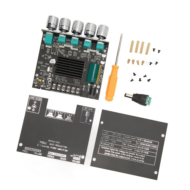 Módulo amplificador de potencia digital ANGGREK 50W 100W 21 canales para sistema de sonido DIY