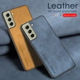 thumbnail image 2 of Funda de cuero de piel de cordero de lujo para Samsung Galaxy S21 Ultra S 21 Plus S20 FE S21Ultra 5G, protección de silicona, cubierta de parachoques xuanjing unisex, 2 of 2