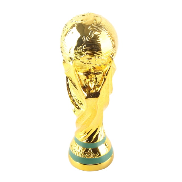 Réplica del trofeo de fútbol mundial 2026, copa de premio de fútbol de resina sólida, modelo de recuerdos para fanáticos del fútbol