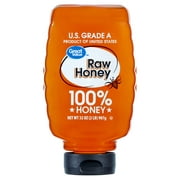 Great Value, Raw Honey, 32 oz Plastic Inverted Bottle, No Allergens