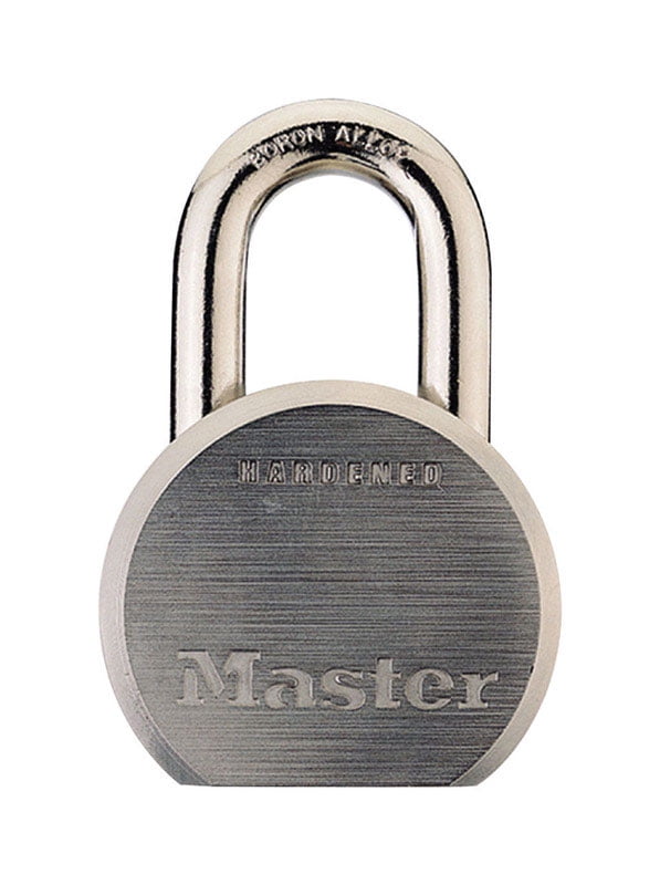 Ball Bearing Locking  Steel  Shrouded Shackle Padlock 71649236327 Master Lock  3-1/8 in