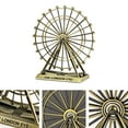 thumbnail image 6 of Cheers.US &nbsp;Ferris Wheel Figurine Wrought Iron Figure Model Ferris Wheel Model Sculptures Tabletop Art Sculpture Model Cabinet Desk Decorative Art Statue for Home Office Souvenir Gifts, 6 of 7