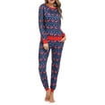 thumbnail image 2 of Purcoar Matching Family Pajamas Sets Christmas Sleepwear S-XXL, 2 of 9