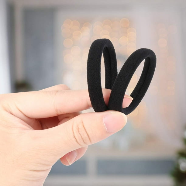Large black shop elastic bands