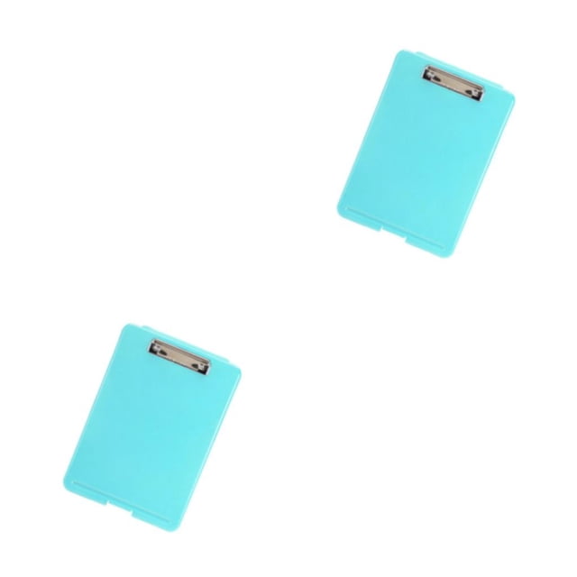 stanreset 1/2/3/5 Plastic A4 File Box Document Folder Box Writing Organizer Supply Pad Blue A 2PCS