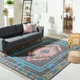 thumbnail image 2 of SAFAVIEH Kilim Francis Geometric Wool Area Rug, Black/Pink, 8' x 10', 2 of 8