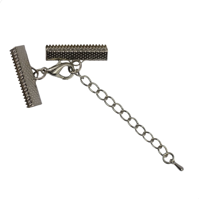 12 Uds Clips de ado Extremos Cierres de Langosta Cadena Extensora Manualidades DIY Hallazgos de Joyería de Moda