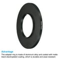 thumbnail image 4 of Uxcell Anillo de Adaptador de Filtro de Lente de Cámara de 43mm-77mm, Paquete de 2, para Capuchas de Lentes de Cámara, Negro, 4 of 5