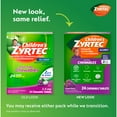 thumbnail image 3 of Children's Zyrtec 24 Hr 2.5 mg Allergy Chews for Ages 2+, Grape, 24 Count, 3 of 10