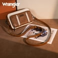 thumbnail image 4 of Wrangler Crossbody Bag for Women Vegan Leather Western Shoulder Purse Small Multi Pocket Crossbody Wallet Purse Crossover Bags with Adjustable Strap, 4 of 7