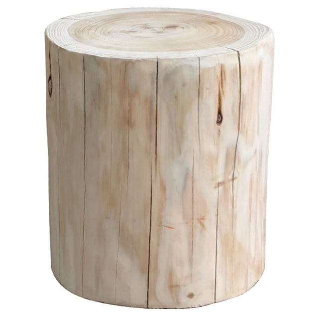 Adults Wood Stool 1Pcs for Adults Wooden Step Stool Beige Round Simple and Practical
