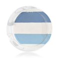 thumbnail image 3 of Round Glass Ashtray 8.5×3.5in Non-Bubble Anti-Rolling Edge Smooth Not Hurt Hands For Living Room Bedroom Work Hotel Office Car Light Blue Stripe_1, 3 of 8
