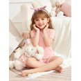 thumbnail image 2 of Arshiner Girls Pajamas Loungewear Snug Fit Pjs Set Kids Sleepwear | Cute and Comfy Pajamas for Girls & Kids, Soft Pjs Tops and Elastic Waist Shorts 2-12Y, 2 of 5