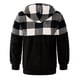 thumbnail image 5 of ICHUANYI Clearance Fashion Women's Zipper V-Neck Pullover Tops Long Sleeve Hooded Blouse Sweatshirt(Black, M) ICHUANYI WER2023080915780, 5 of 5