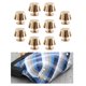 thumbnail image 3 of 10/12 Remaches con base de rosca para bolso de cuero, remaches metálicos para manualidades de cuero DIY Oro 10 piezas, 3 of 9