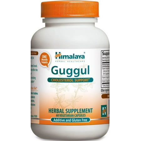 Himalaya Herbals Organic Guggul for Cholesterol & Thyroid Support, 720mg , 60