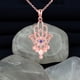 thumbnail image 3 of Collar con colgante de mano y ojo de Buda con diseño de flor de loto y flor de loto simple de estilo europeo y americano, 3 of 5