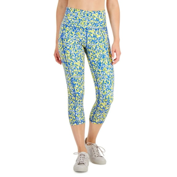 allbrand365 designer Ideology Womens Speckled Cropped Leggings