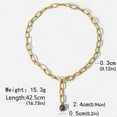 thumbnail image 4 of Guardurnaity Collar de hombre y mujer, cadena de cuello decorativa vinculada, gargantilla de moda, joyería de acero inoxidable, decoración de Ropa, zapatos y accesorios Miscelánea, 4 of 6
