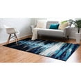 thumbnail image 2 of Unique Loom Metro Coastal Nautical Rug 9' x 12' Rectangle Navy Blue/Turquoise, 2 of 3
