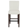 thumbnail image 2 of Milton Bonded Leather CTR Stool, White, 2 of 9