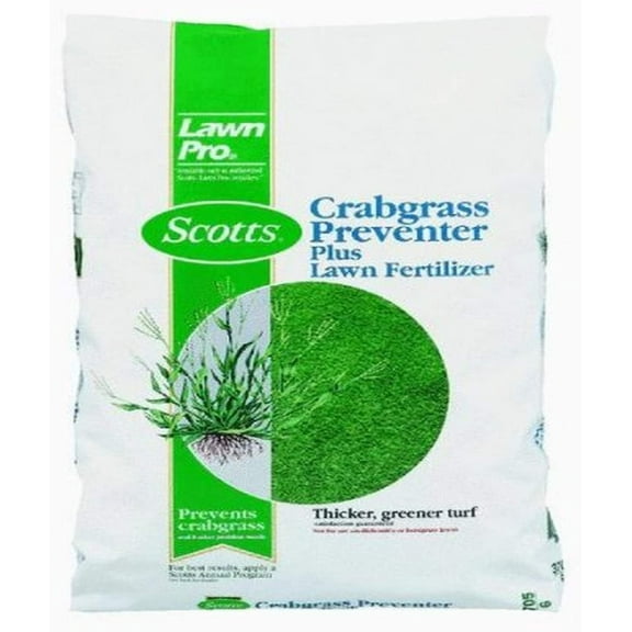 Scotts LawnPro Crabgrass Preventer Plus Lawn Fertilizer - Granules - 14 lbs
