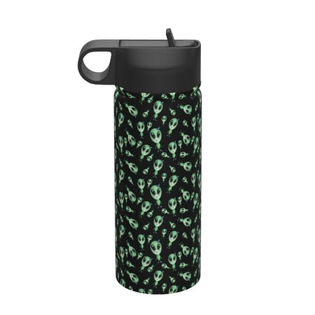 

Qekee Monster Cartoons Print 18OZ Sports Insulated Kettle Coffee Mug Travel Tea Mug Thermos Cup 18 Stainless Steel Water Bottle For Running Hiking Cycling