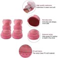 thumbnail image 2 of Botas para perros Yjmei 2 pares zapatos de invierno antideslizantes con suela de goma color rosa, 2 of 5