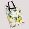 thumbnail image 2 of ABPHQTO Lemon White Canvas Bag Reusable Tote Grocery Shopping Bags Tote Bag 14x16 inch, 2 of 2