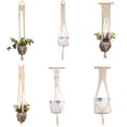 thumbnail image 2 of Bohe Macrame plantas gancho de suspensión soporte de maceta cuerda colgante arte de pared jardín de casa decoración de balcón Inevent JJ18382-03, 2 of 6