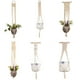 thumbnail image 2 of Bohe Macrame plantas gancho de suspensión soporte de maceta cuerda colgante arte de pared jardín de casa decoración de balcón Eigraketly JJ18382-03, 2 of 6