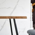 thumbnail image 6 of NORDICANA 47"Kitchen Dining Table Live Edge for 2-4 Person,Modern Home Desk Dinner Table Engineered Wood with Thick Tabletop Living Room Table with Metal Frame, 6 of 9