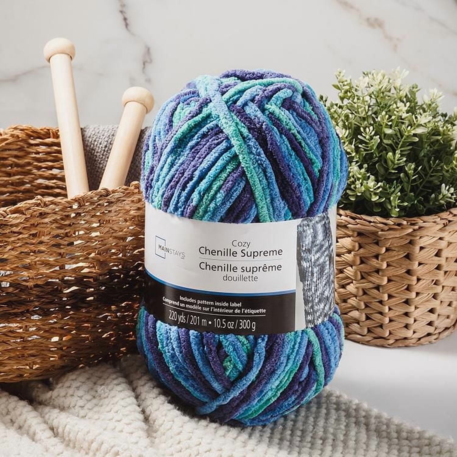 MAINSTAYS 2 pack Ocean polyester yarn