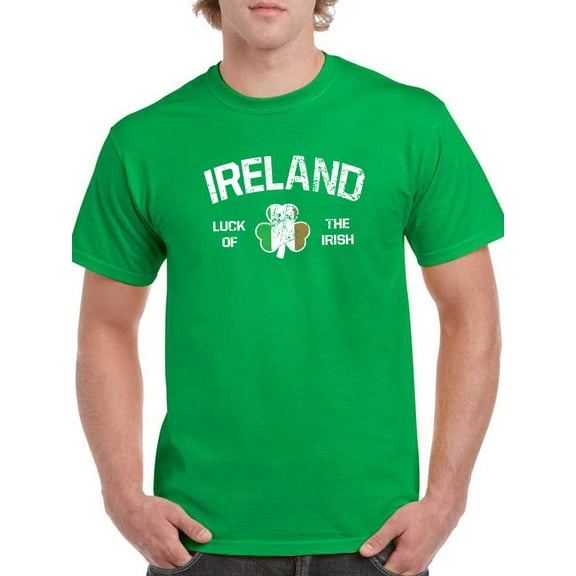 Smartprints Mens Graphic Tee - Luck Of The Irish - Regular Fit 100% Cotton