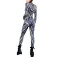 thumbnail image 3 of Michellecmm  Women Halloween Jumpsuit, Digital Print Long Sleeve Zip-Up Bodysuit, 3 of 7
