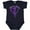 Navy Blue, variant on Inktastic Alzheimer's Awareness Purple Ribbon Heart Boys or Girls Baby Bodysuit