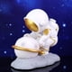 thumbnail image 3 of Lámpara de mesa de luna Space Buddy Light Moon Astronauta, bombillas LED, decoración temática espacial para niños, base de madera, luz nocturna fresca, regalo único para dormitorio de niños,, 3 of 5