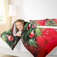 thumbnail image 4 of jejeloiu Colorful Xmas Ball Queen Comforter Set,Merry Christmas Bedding Sets,Happy New Year Bedding Comforter Set For Teens,Luxury Bedroom Decor Reversible,3-Piece, 4 of 8