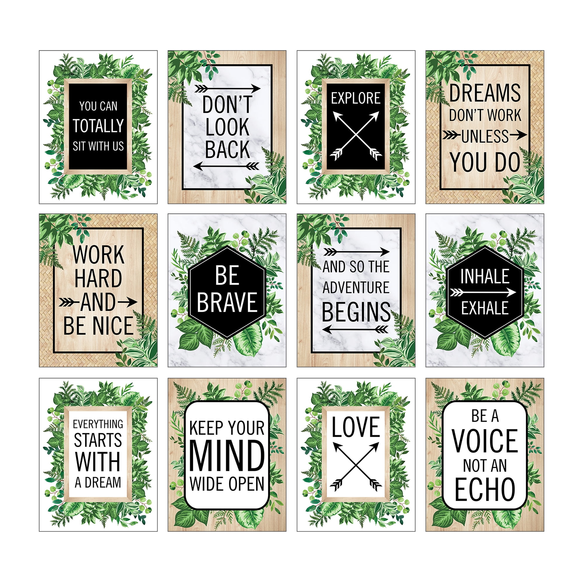 Schoolgirl Style Simply Boho Mini Posters, Set of 12