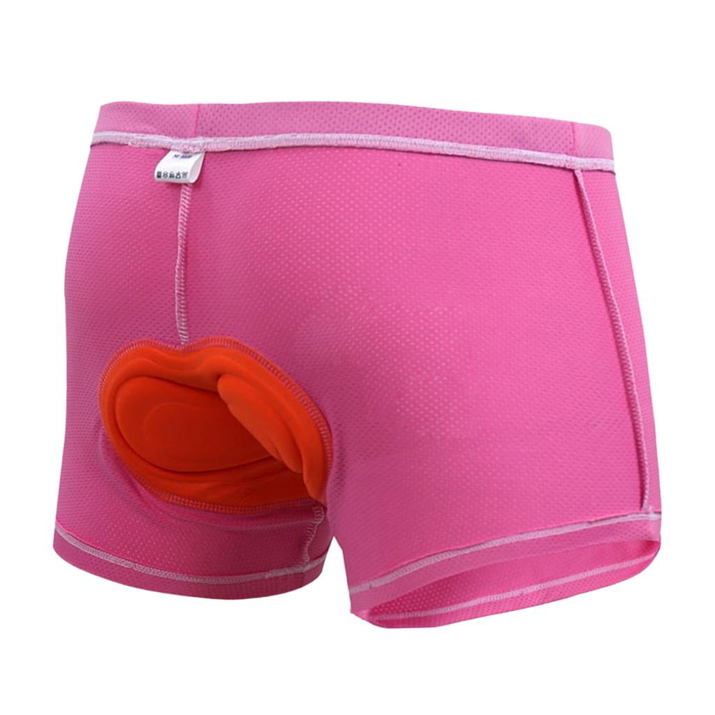 Cycling Padded Shorts Underwear Leggings Short Pants For Women Men Pink 3xl Walmart Com