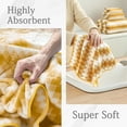 thumbnail image 5 of Smuge Extra Large Bath Towel Sets of 8, 2 Large Bath Towels Oversized, 2 Hand Towels, 4 Washcloths, Soft Microfiber, Quick Dry, Highly Absorbent Bath Towels for Bathroom Kitchen Spa(Ginger), 5 of 8