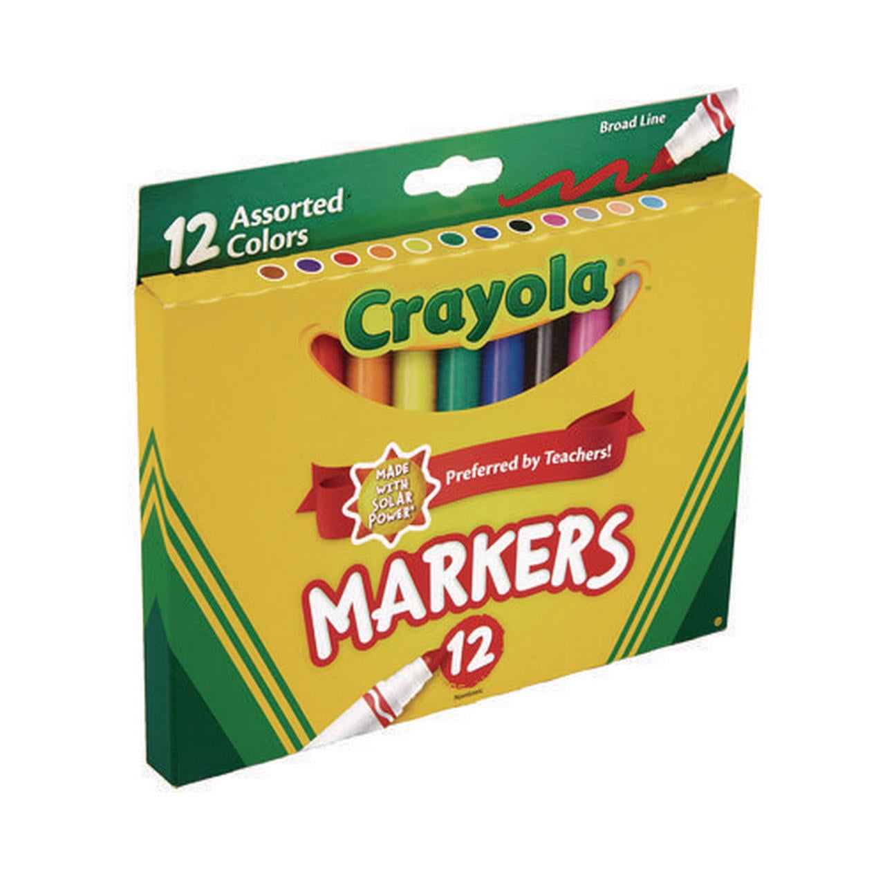 Crayola Assorted Broad Line Markers - 1, 1 Pack of 2 Piece