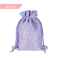 thumbnail image 3 of Uxcell Burlap Bags with Drawstring, Favor Sacks Jewelry Pouches for Gifts, Purple, 3 of 7
