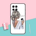 thumbnail image 1 of Princess Female Boss Coffee, funda de teléfono para Samsung Galaxy M23, M13, M33, M53, M11, M21, M31, M51, M12, M22, M32, M52, M20, M14, M54 Fivean unisex, 1 of 2