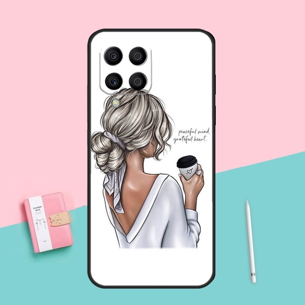 Princess Female Boss Coffee, funda de teléfono para Samsung Galaxy M23, M13, M33, M53, M11, M21, M31, M51, M12, M22, M32, M52, M20, M14, M54 Fivean unisex