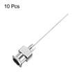 thumbnail image 3 of Uxcell 10Pack 23G Stainless Steel Dispensing Needles, 1" Glue Needle Tube Blunt Tip, 3 of 7