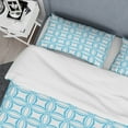 thumbnail image 4 of Designart 'Retro Pattern Abstract Design II' Mid-Century Modern Duvet Cover Set, 4 of 4
